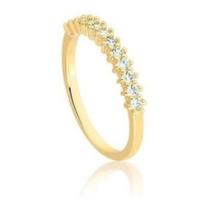 Aparador Em Ouro 18 K Cravejado De Zirconias.