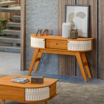 Aparador Estoril com Nichos Cinamomo/Off-White