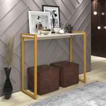 Aparador Ferro Industrial Lateral 90cm Balcão Preto Sala Quarto Escritório Multiuso Decorativo Minimalista Cozinha Corredor Decoração