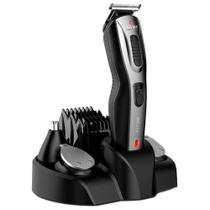 Aparador Gama GC625 Sport 10 em 1 Máquina de Cortar Cabelo Barba Bivolt Bateria Uso Com e Sem Fio