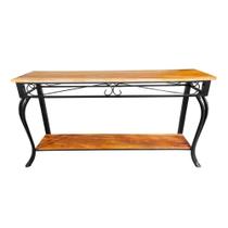 Aparador Grande para Sala Ferro e Madeira Artesanal