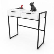 Aparador Industrial 2 Gavetas Metalon Preto Branco Aparador Industrial 2 Gavetas Metalon Preto Branco