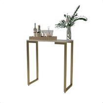 Aparador Industrial 68X30X76 Pés Dourado