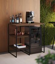 Aparador Industrial Para Cervejeira com 2 prateleiras