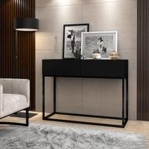 Aparador Industrial Robusto Com Base Em Metal Eros Moderno