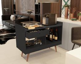 Aparador jb 4064 Plus luxo preto - Comprar moveis para sua casa