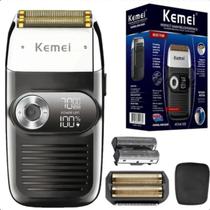 Aparador Kemei 2026 USB Recarregável Durável e Eficiente Aparador Kemei 2026 USB Recarregável Durável e Eficiente