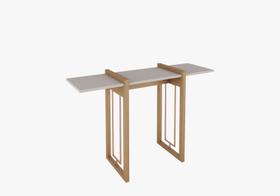 Aparador Linnea 120cm Natural/Off White/Cobre Rudnick Aparador Linnea 120cm Natural/Off White/Cobre Rudnick