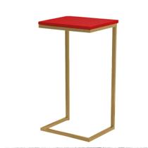 Aparador Médio com Base Dourado 70cm x 32cm