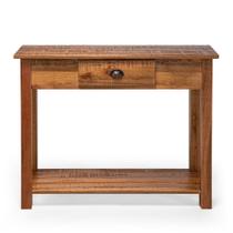 Aparador Mesa Rústico Decorativo em Madeira Maciça Bh 100cm - Natural Aparador Mesa Rústico Decorativo em Madeira Maciça Bh 100cm - Natural