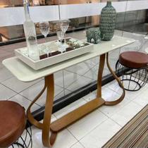 Aparador Moderno com Vidro - Toronto - Jacaré Móveis Aparador Moderno com Vidro - Toronto - Jacaré Móveis