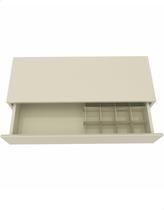 Aparador Nicho Nobre Off White 80 cm com gaveta Penteadeira