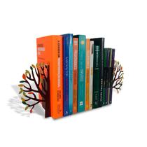 Aparador Organizador de Livros Decorativo Árvore Marrom em Aço Aparador Organizador de Livros Decorativo Árvore Marrom em Aço