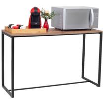 Aparador Para Cozinha Estilo Industrial Preto Fosco