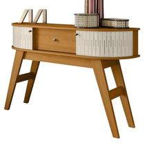 Aparador Para Sala 1 Gaveta 136 cm Estoril Cinamomo Off White MADETEC Aparador Para Sala 1 Gaveta 136 cm Estoril Cinamomo Off White MADETEC