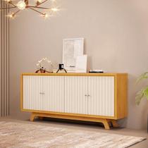 Aparador Para Sala Buffet Ambiente Brise Cedro Off White Dj Móveis Aparador Para Sala Buffet Ambiente Brise Cedro Off White Dj Móveis