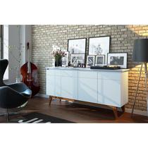 Aparador para Sala Buffet Ambiente Classic 1.8 Branco Acetinado - Imcal Aparador para Sala Buffet Ambiente Classic 1.8 Branco Acetinado - Imcal