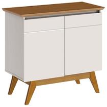 Aparador para Sala Buffet Classic 2 Portas Off White Freijó - Imcal Aparador para Sala Buffet Classic 2 Portas Off White Freijó - Imcal