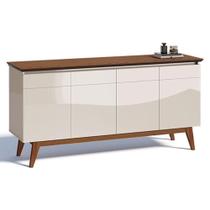 Aparador Para Sala Buffet Classic Off White Freijó - Imcal