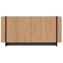 Aparador Para Sala Buffet Copacabana Freijó Preto Acetinado- Colibri Aparador Para Sala Buffet Copacabana Freijó Preto Acetinado- Colibri