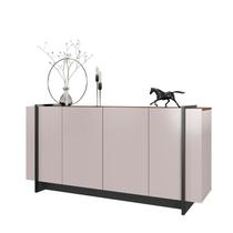 Aparador para Sala Buffet Copacabana Off White Nogueira Real Preto Acetinado Colibri Aparador para Sala Buffet Copacabana Off White Nogueira Real Preto Acetinado Colibri