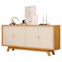Aparador para Sala Buffet Mercuri Cedro Off White DJ Móveis Aparador para Sala Buffet Mercuri Cedro Off White DJ Móveis