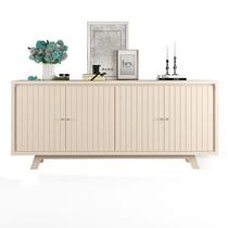 Aparador para Sala Buffet Mercuri Off White DJ Móveis Aparador para Sala Buffet Mercuri Off White DJ Móveis