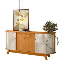 Aparador para Sala Buffet Mônaco Cinamomo Off White Madetec Aparador para Sala Buffet Mônaco Cinamomo Off White Madetec