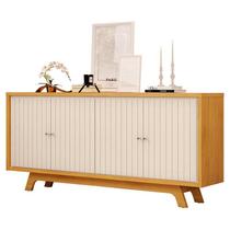 Aparador para Sala Buffet Salle Cedro Off White DJ Móveis