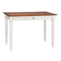 Aparador para Sala com Pés Torneados 1 Gaveta Sevilha 1067 - Branco/Imbuia Aparador para Sala com Pés Torneados 1 Gaveta Sevilha 1067 - Branco/Imbuia