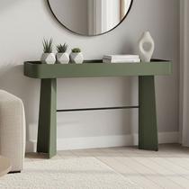 Aparador para Sala de Estar 136cm com Travessa em Metal Estrutura 100% MDF Bend Verde/Musgo/Preto Aparador para Sala de Estar 136cm com Travessa em Metal Estrutura 100% MDF Bend Verde/Musgo/Preto