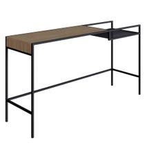 Aparador Para Sala de Estar 140cm Pés Metálicos Dinâmico Hanover/Preto - Artesano