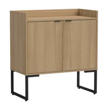 Aparador para Sala em Aço Carbono Buffet 80cm Riviera Amadeirado Dubhome