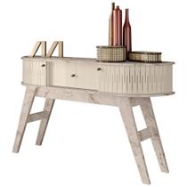 Aparador Para Sala Estoril 2 Portas Calacata Off White Madetec