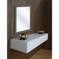 Aparador Penteadeira Console Suspenso Laqueado Branco Aparador Penteadeira Console Suspenso Laqueado Branco