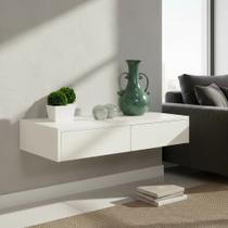 Aparador Penteadeira Console Suspenso Off White Laca Aparador Penteadeira Console Suspenso Off White Laca