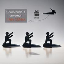 Aparador Porta - HOMEM EMPURRANDO - Criativo Decoração Cunha Aparador Porta - HOMEM EMPURRANDO - Criativo Decoração Cunha