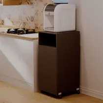 Aparador Preto Esconde Botijão De Gás Com Rodízios Aparador Preto Esconde Botijão De Gás Com Rodízios