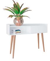 Aparador Retrô Delta Branco Gloss - MoveisAqui Aparador Retrô Delta Branco Gloss - MoveisAqui
