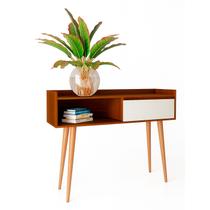 Aparador Retrô Delta Freijó com Off White - MoveisAqui