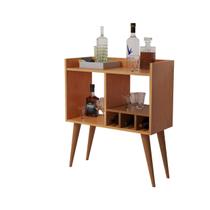 Aparador Retrô Porta Vinho Decoração Sala de Estar Cerejeira Aparador Retrô Porta Vinho Decoração Sala de Estar Cerejeira