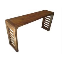 Aparador Rustico Milao Trave 150x40x80cm Madeira de Demolição Peroba Rosa Natural