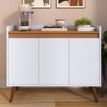 Aparador Sala Armário Cozinha Cantinho Do Café Hall De Entrada 3 Portas Virginia - Várias Cores