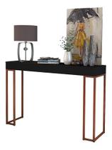 Aparador Sala Casa 1,20mts Pés De Ferro Cobre 100% MDF