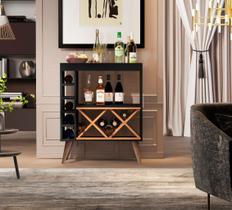 Aparador Sala com Adega Bar Mar Estilo Retrô Pés Palito - Diversas Cores - JM Casa dos Móveis Aparador Sala com Adega Bar Mar Estilo Retrô Pés Palito - Diversas Cores - JM Casa dos Móveis