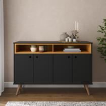 Aparador Sala De Estar Buffet Cantinho Do Café Cozinha Armário - Milão 4 Portas Organizador Prático K7 Plus Aparador Sala De Estar Buffet Cantinho Do Café Cozinha Armário - Milão 4 Portas Organizador Prático K7 Plus