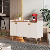 Aparador Sala De Estar Hall De Entrada Buffet Cantinho Do Café Luana 4 Portas Off White Com Freijó K7 Plus Aparador Sala De Estar Hall De Entrada Buffet Cantinho Do Café Luana 4 Portas Off White Com Freijó K7 Plus