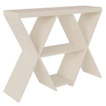 Aparador Sala Estar Com Nichos 110 cm 4152 Off White ARLY Aparador Sala Estar Com Nichos 110 cm 4152 Off White ARLY