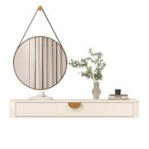 Aparador Suspenso Buriti com 1 Gaveta e Espelho Castanheira