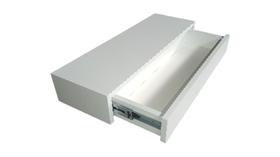 Aparador Suspenso Com Gaveta Deslizante Branco 70x25x10 Aparador Suspenso Com Gaveta Deslizante Branco 70x25x10